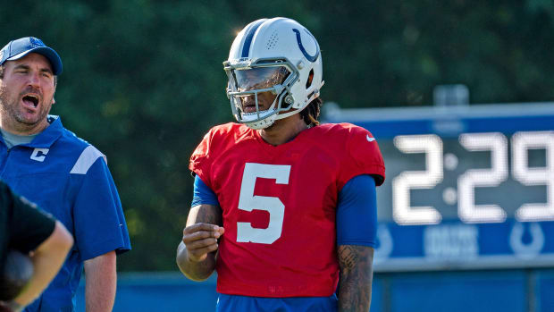 Indianapolis Colts quarterback Anthony Richardson Training Camp